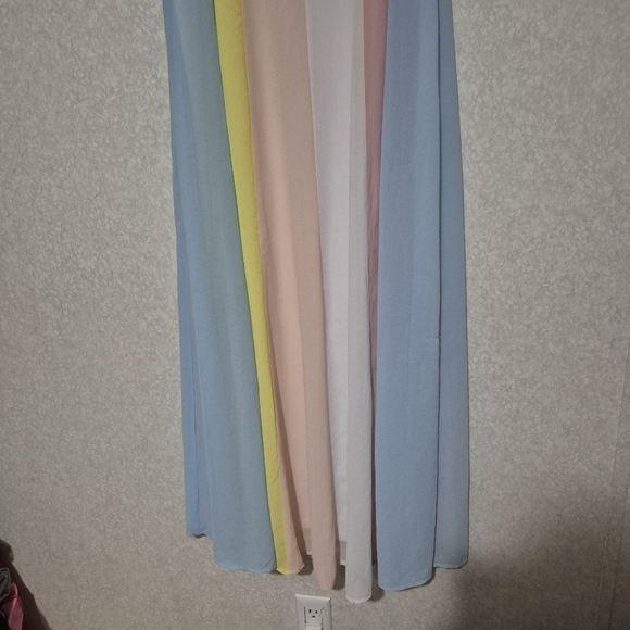 FAVLUX Elegant Pastels Colors Maxi Dress..Size:L - Picture 4 of 10